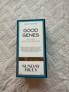 SUNDAY RILEY Good Genes All-in-One Lactic Acid Treatment 1 oz NEW in Box